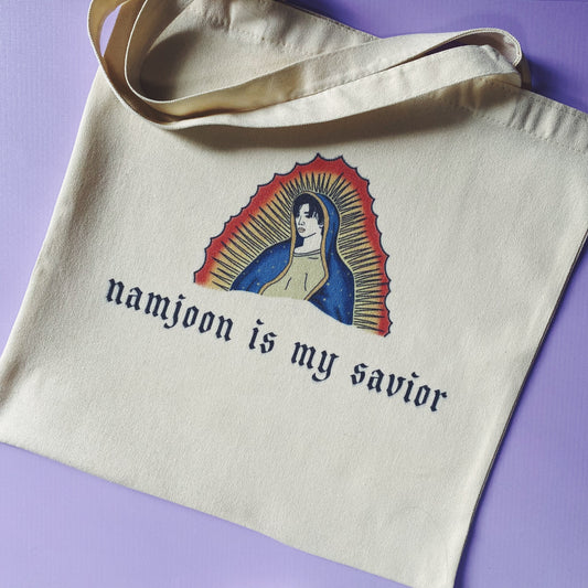 Namjoon Is My Savior Tote